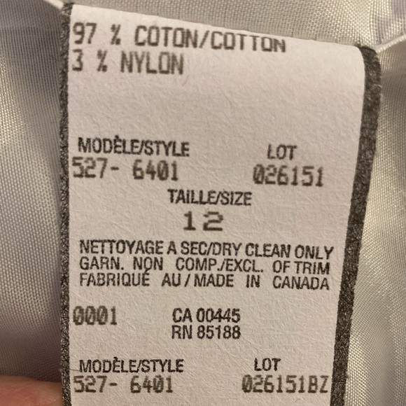 NWOT - LOUBEN Open Style Black & White Floral Pattern Lined Jacket - Size 12 - Picture 6 of 14